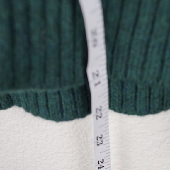 H by Halston 100% Extra Fine Merino Wool Crew Neck L Sweater Pullover - Picture 10 of 10